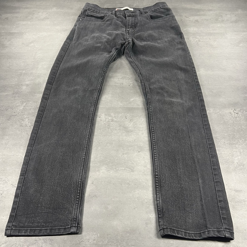 Levi's Strauss 511 Jeans Boys 29x29 18 Black‎ Reg Slim Fit Stretch Denim